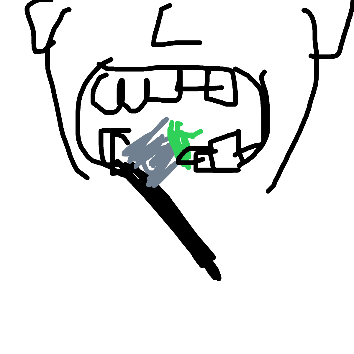 Toothbrush drawing by pikapikachuu