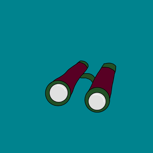 Binoculars drawing by krissywissy