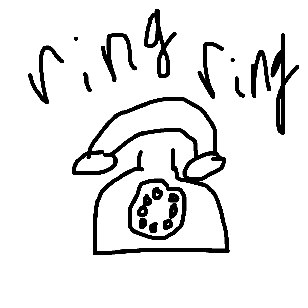 Phone drawing by ivory-teal-builder