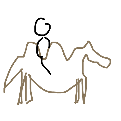 Camel drawing by tirza