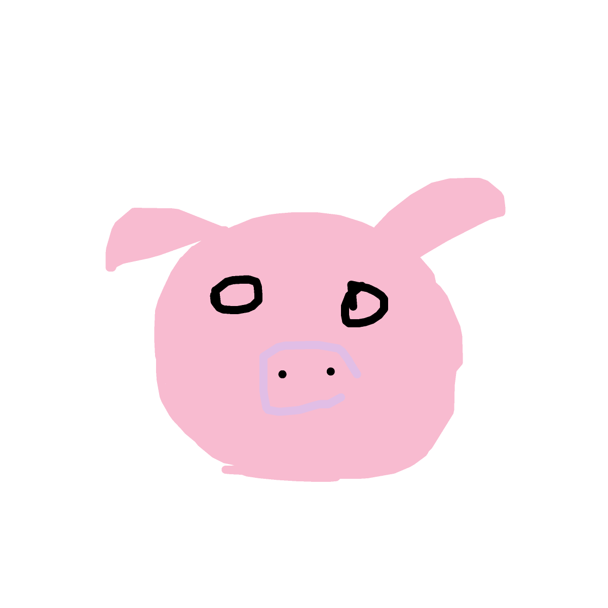 Pig drawing by light-jade-pride