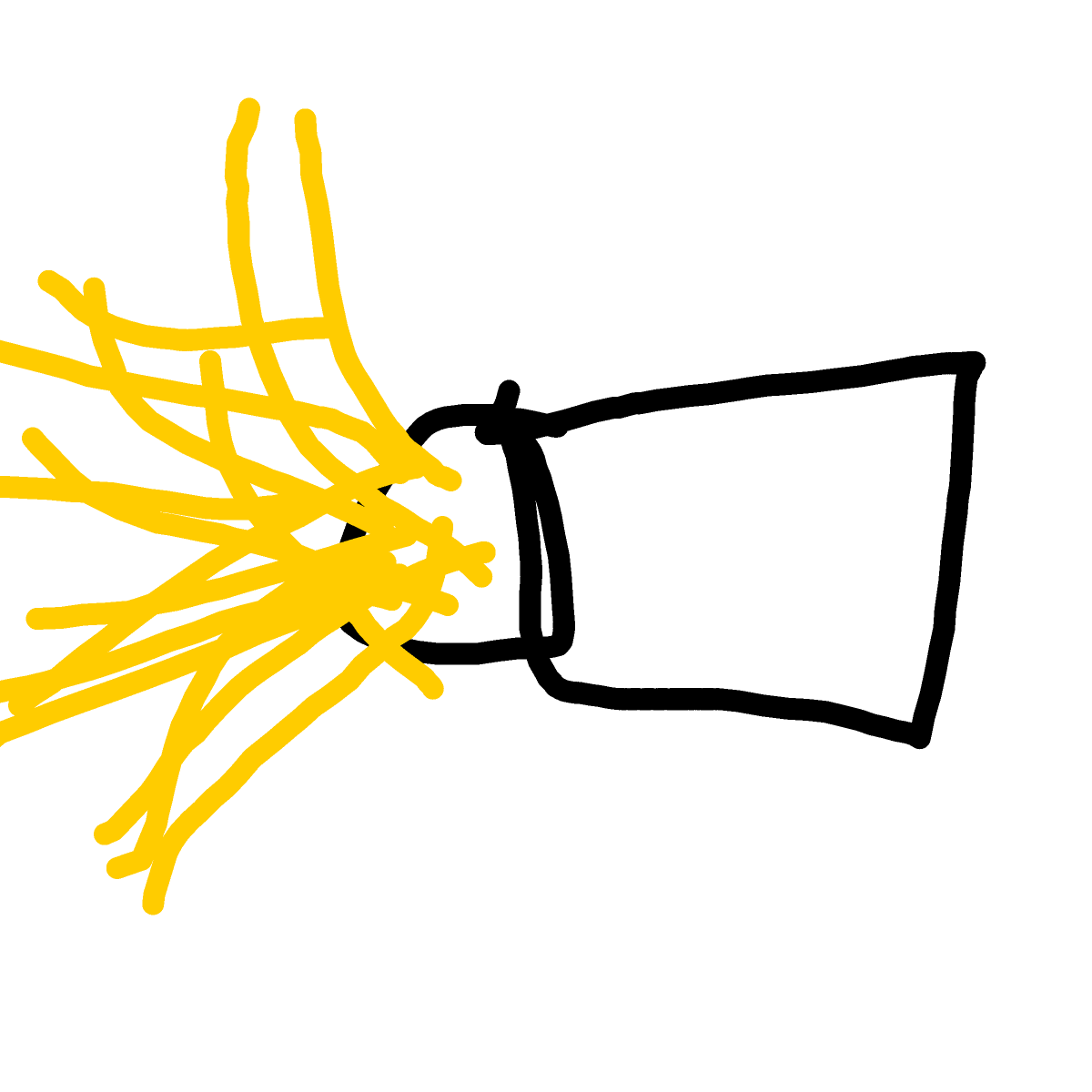 Flashlight drawing by Betsy