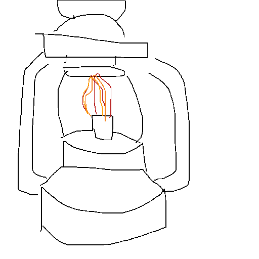 Lantern drawing by mikestam195