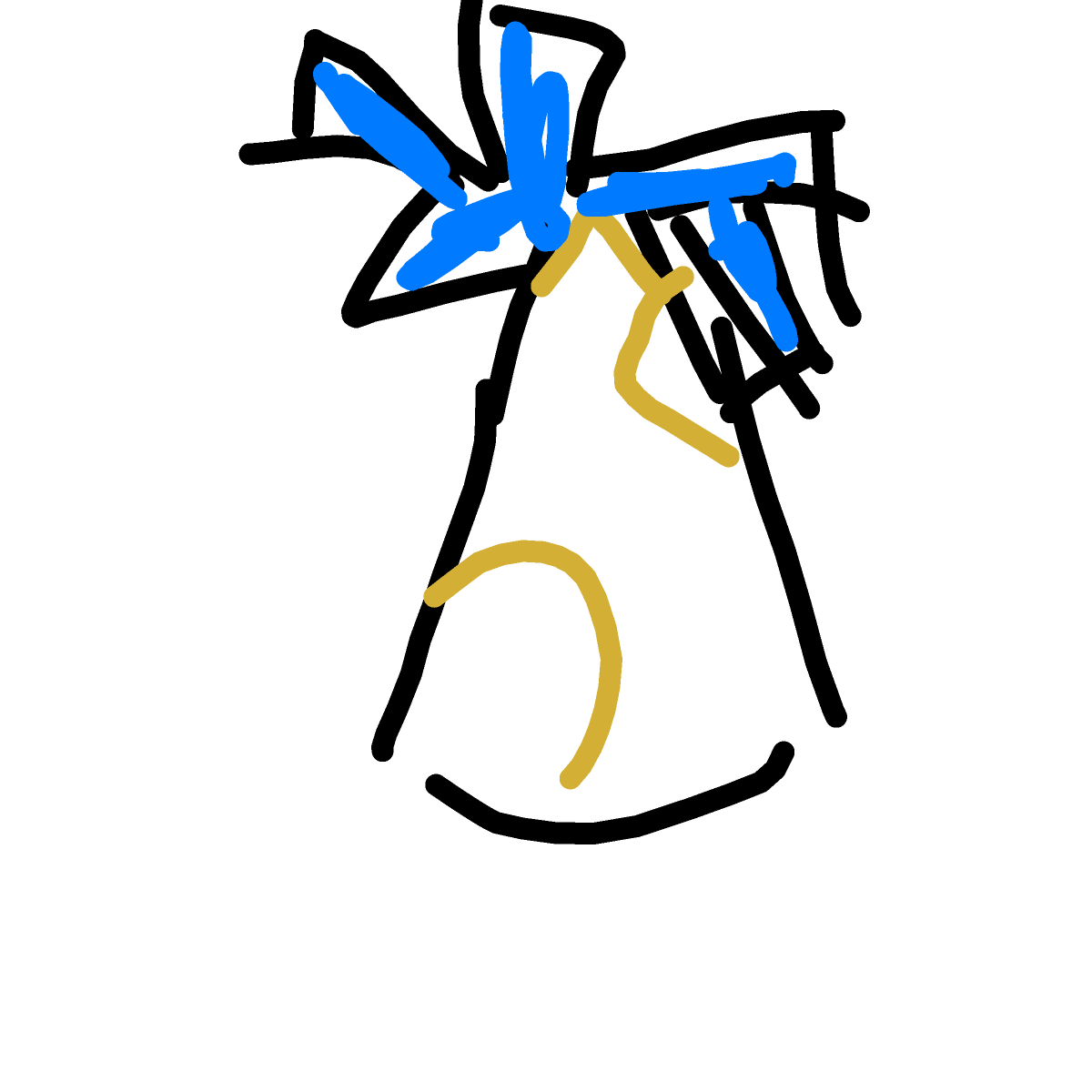 Party Hat drawing by Juliezzz