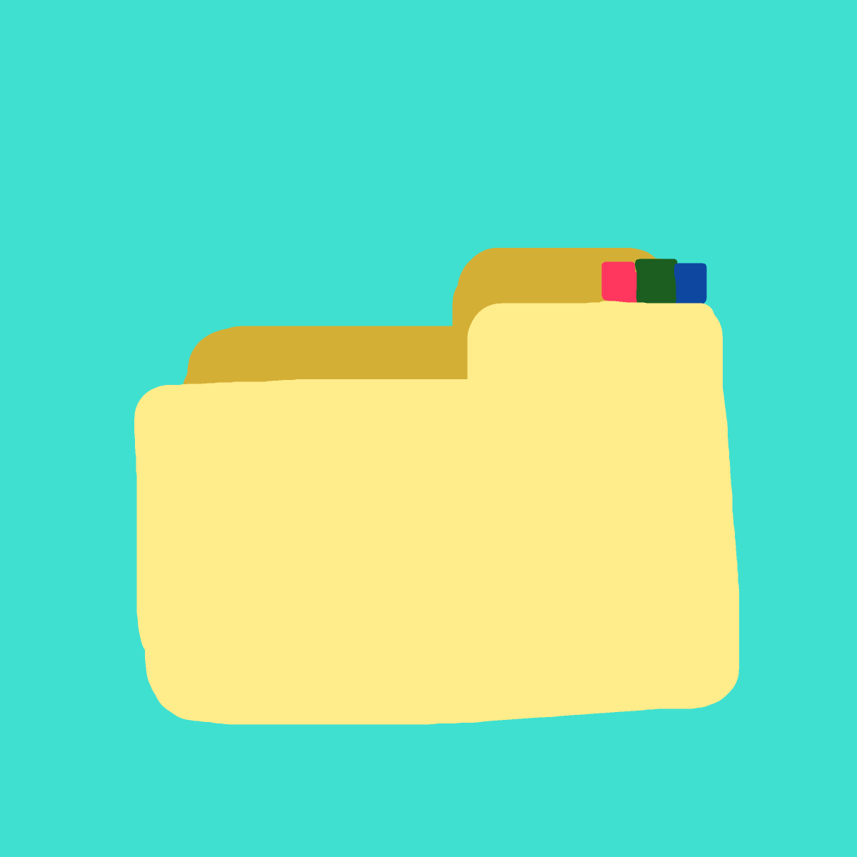 Folder drawing by knoxy