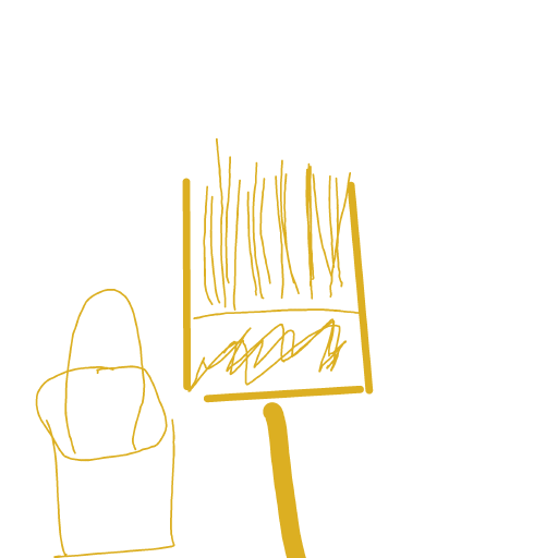 Paintbrush drawing by coal-mild-peace