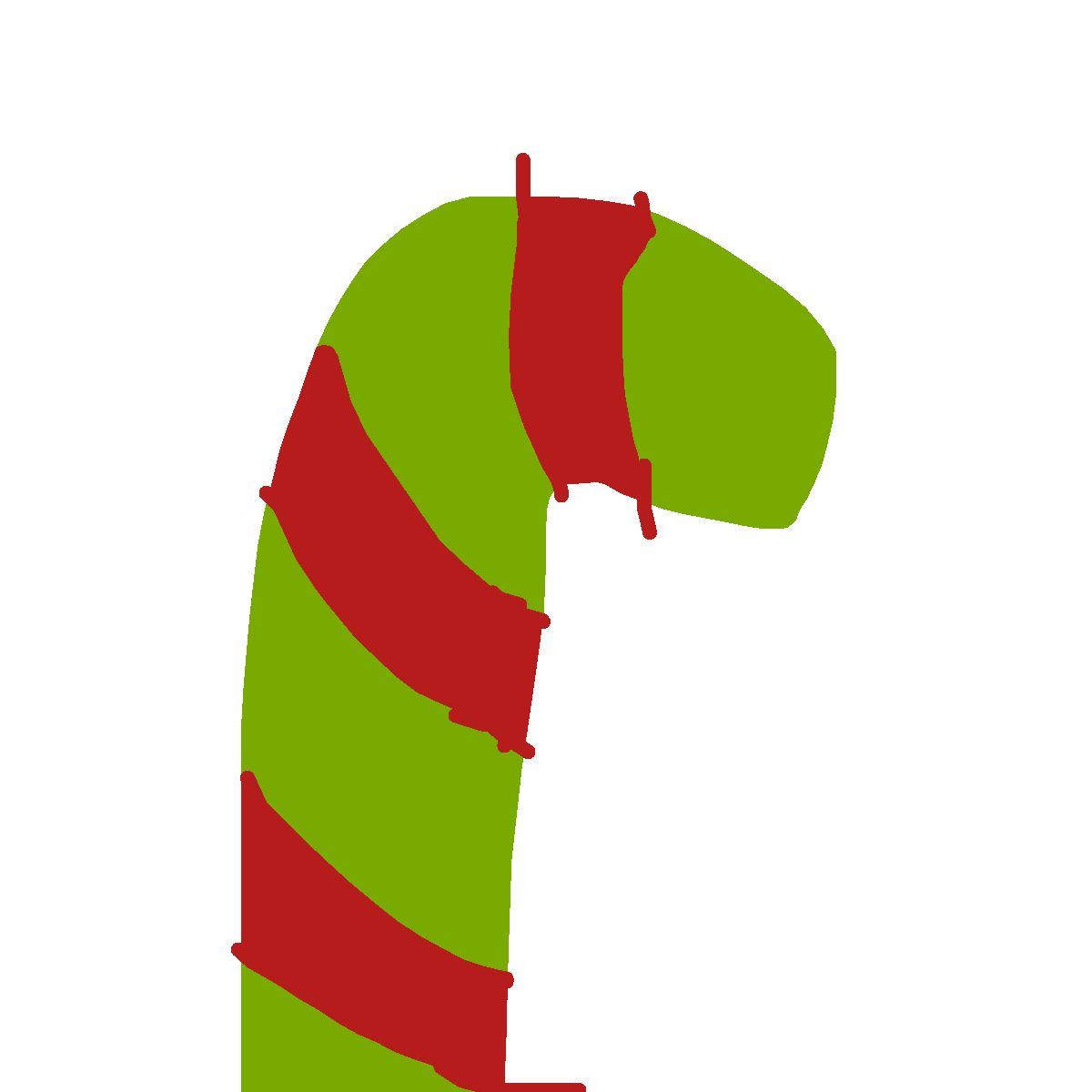 Candy Cane drawing by grou