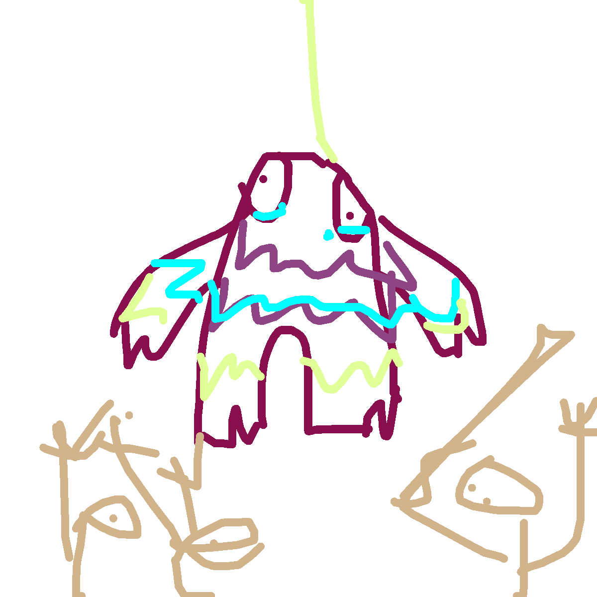 Piñata drawing by xugudigjdye