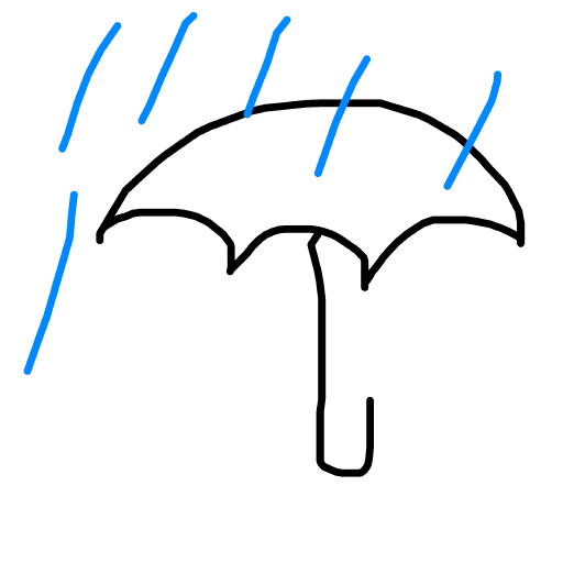Umbrella drawing by firm-grand-elite