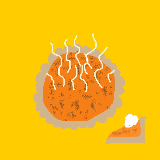 Pumpkin Pie drawing by color-olive-web
