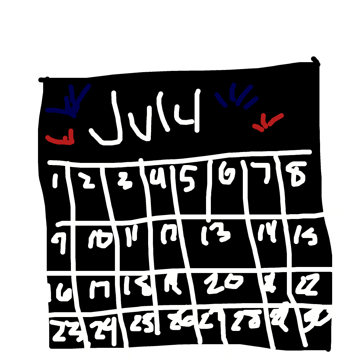 Calendar drawing by cool-pure-maker