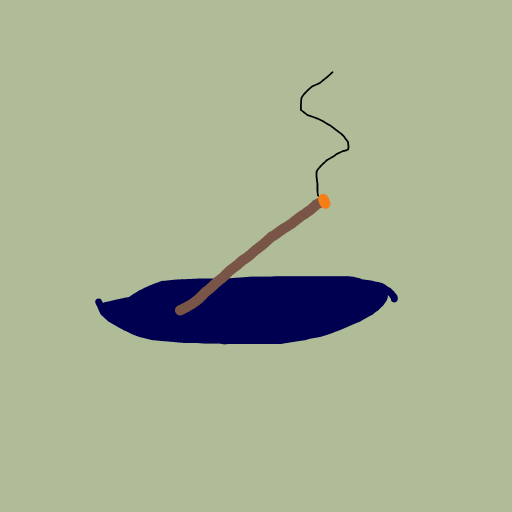 Incense drawing by flat-pure-drawer