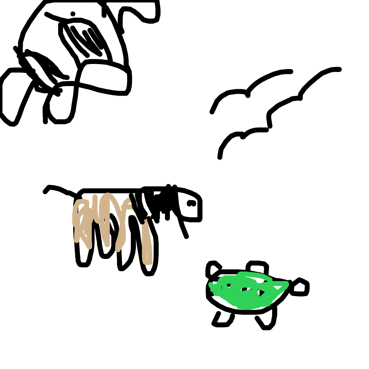 Animal drawing by vale