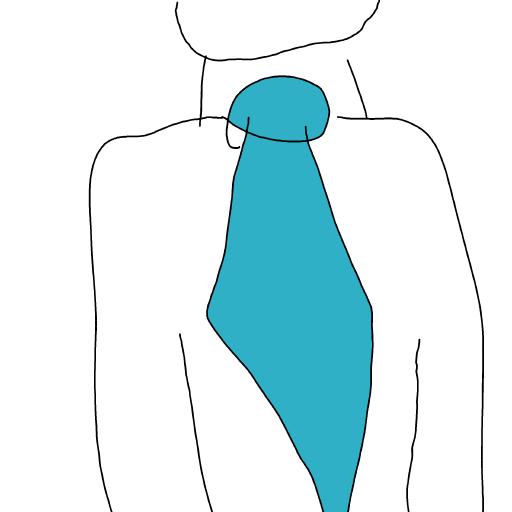 Tie drawing by Shandi