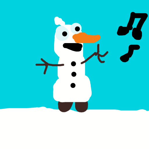 Olaf drawing by jashezilla