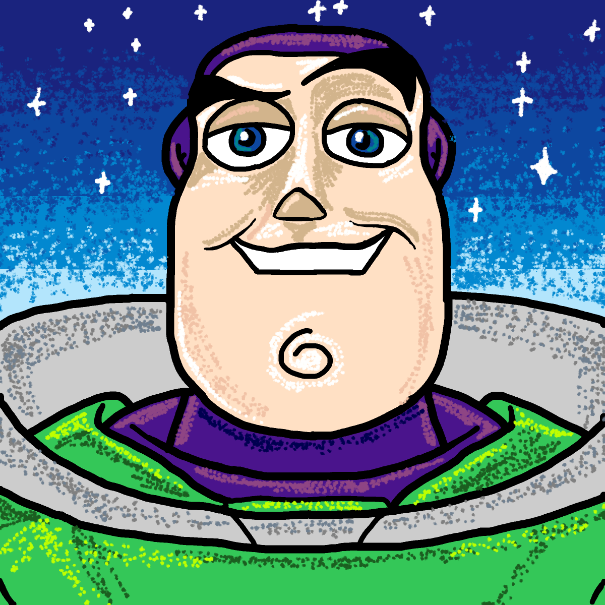 Buzz Lightyear drawing by monthra