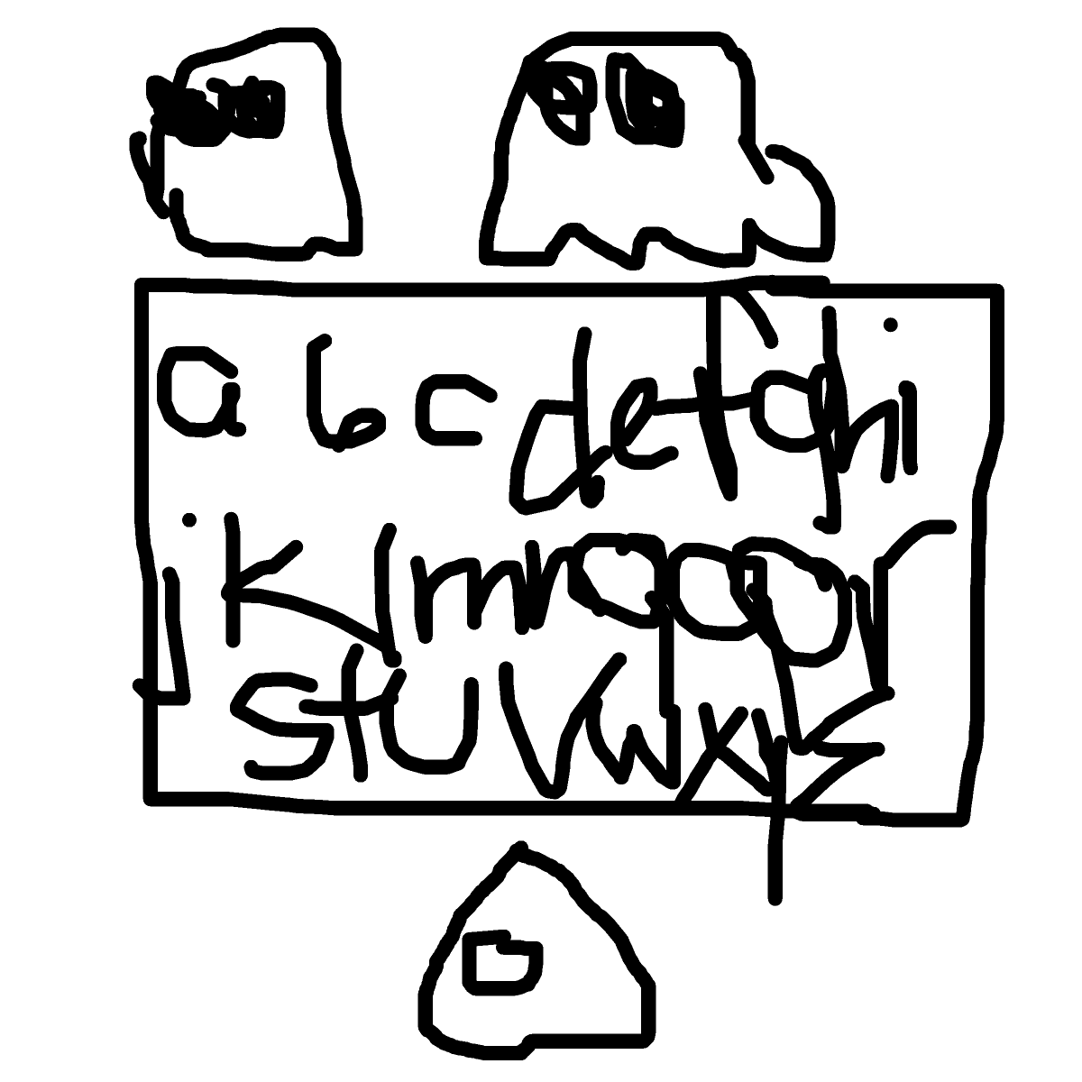 Ouija Board drawing by alexis