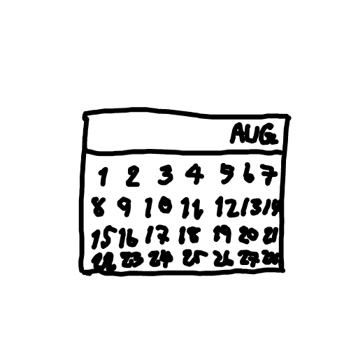 Calendar drawing by doublem
