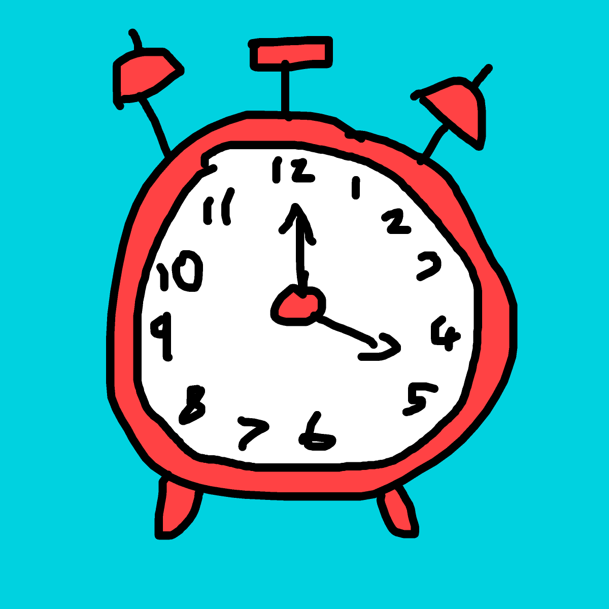 Clock drawing by dan