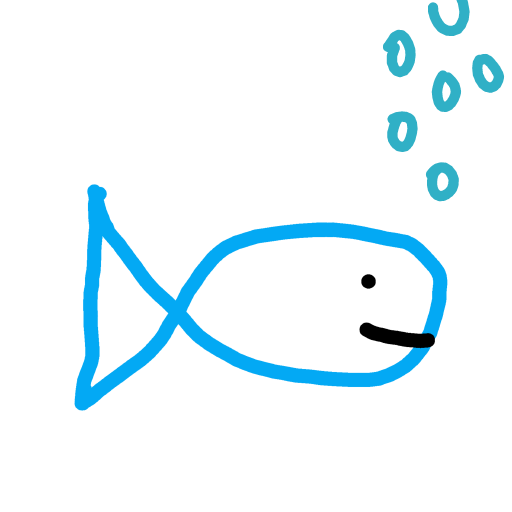 Fish drawing by Purokushi