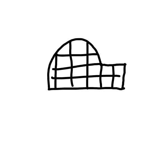Igloo drawing by sonic-ivory-smith