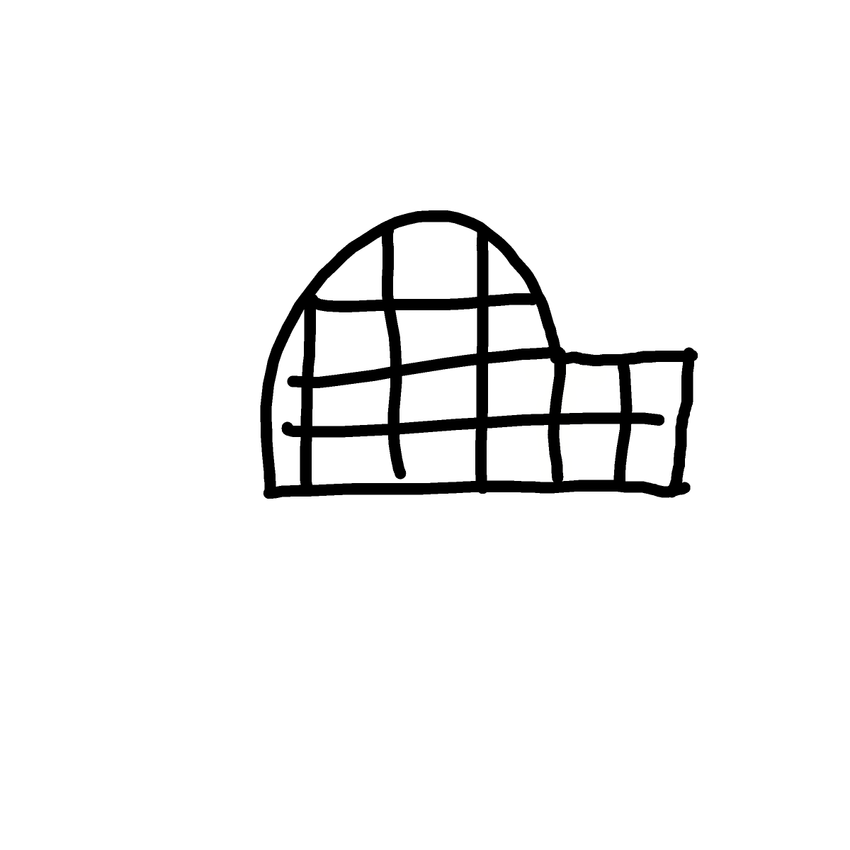 Igloo drawing by sonic-ivory-smith