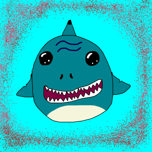Shark drawing by pancakes palette