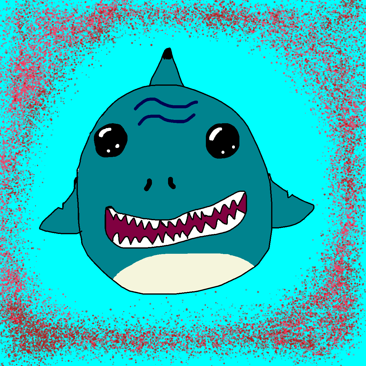 Shark drawing by pancakes palette