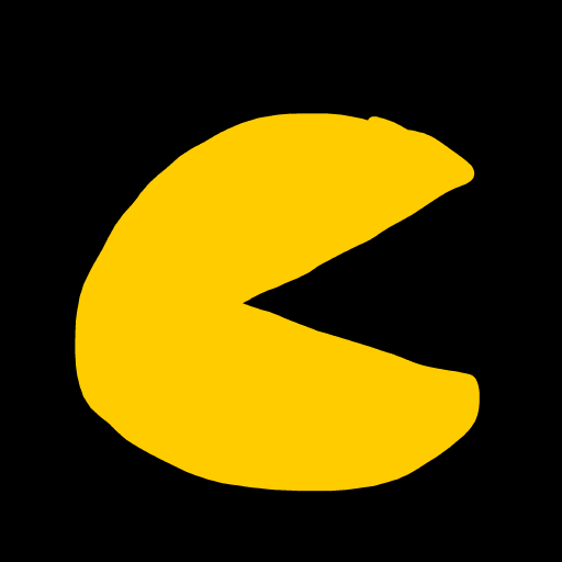 Pac-Man drawing by Guardianoflives