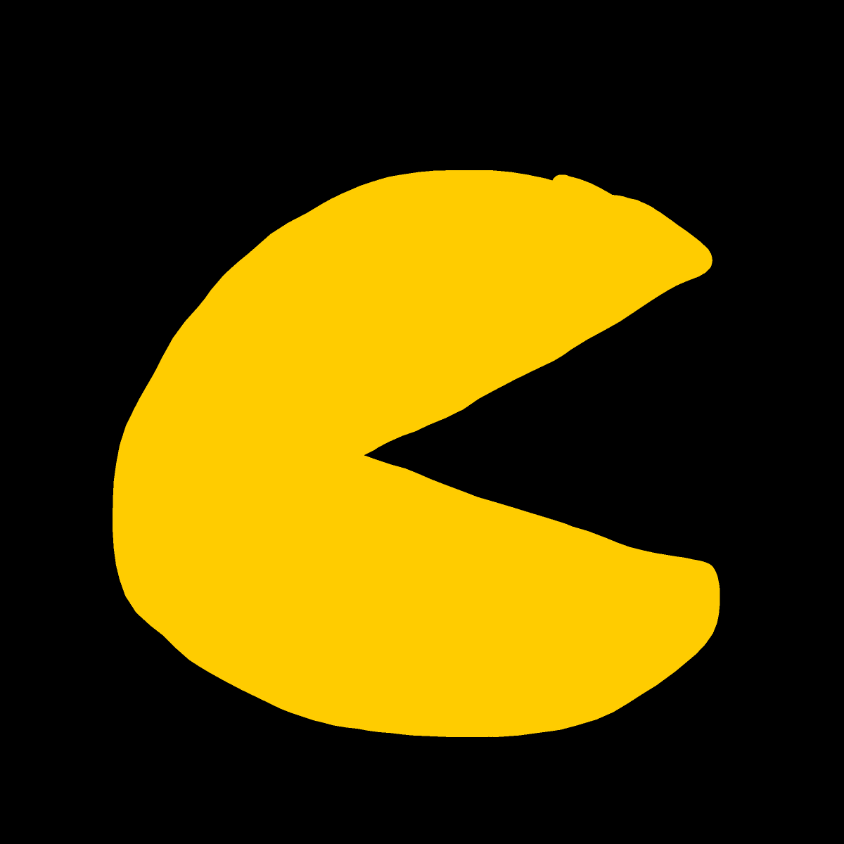 Pac-Man drawing by Guardianoflives