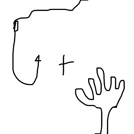 Hook Hand drawing by mikestam195