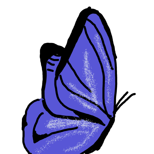 Butterfly drawing by manders