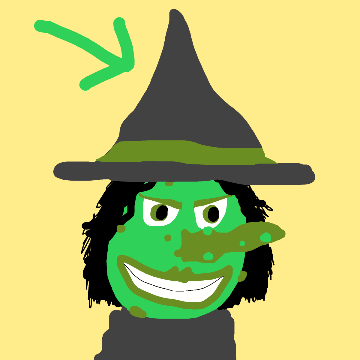 Witch Hat drawing by jashezilla