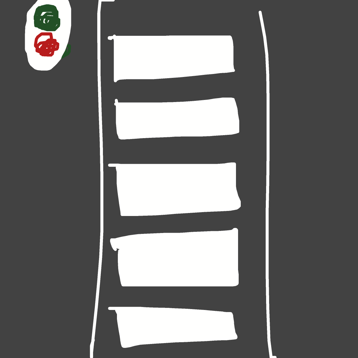 Crosswalk drawing by vale