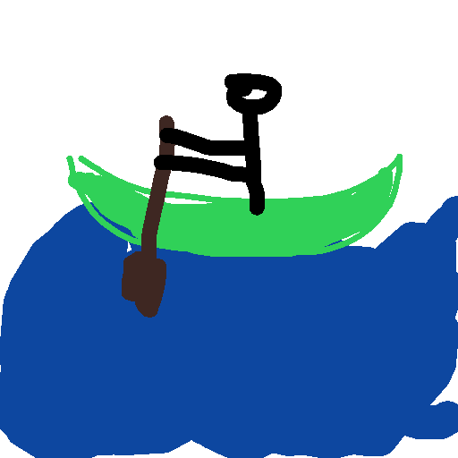 Canoe drawing by maite