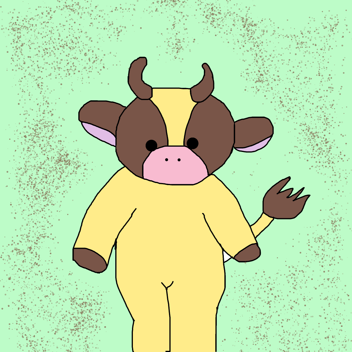 Bull drawing by krissywissy