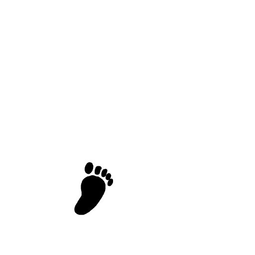 Footprint drawing by doublem
