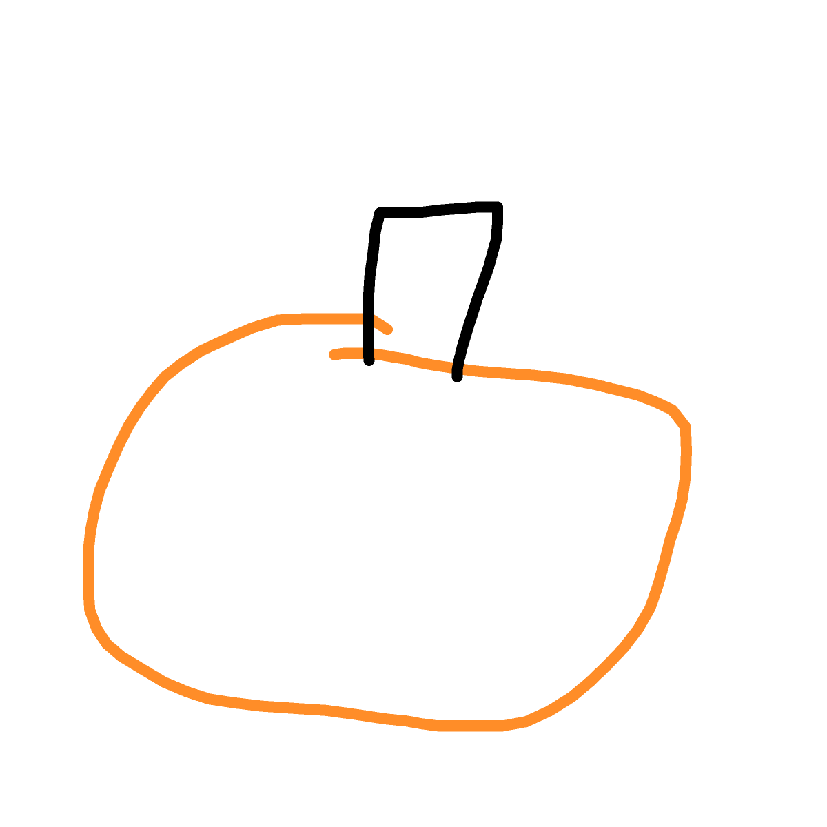 Pumpkin drawing by wave-zest-painter