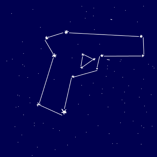 Constellation drawing by koko_b_where