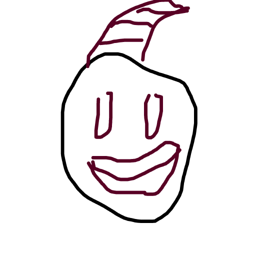 Clown drawing by bia