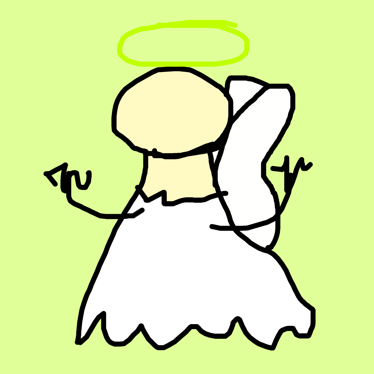Angel drawing by vivid-moon-code