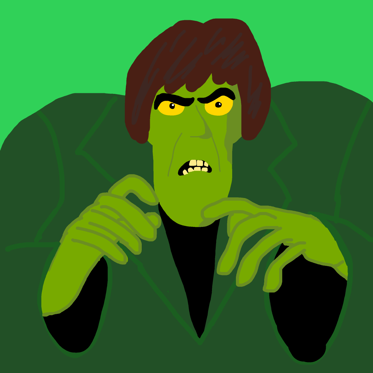 Creeper drawing by jashezilla