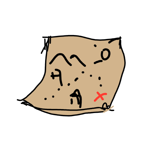 Treasure Map drawing by Shew
