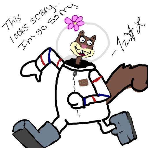 Sandy Cheeks drawing by tris - art _ wow