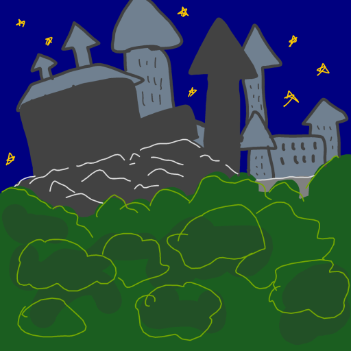 Hogwarts drawing by conn0rr