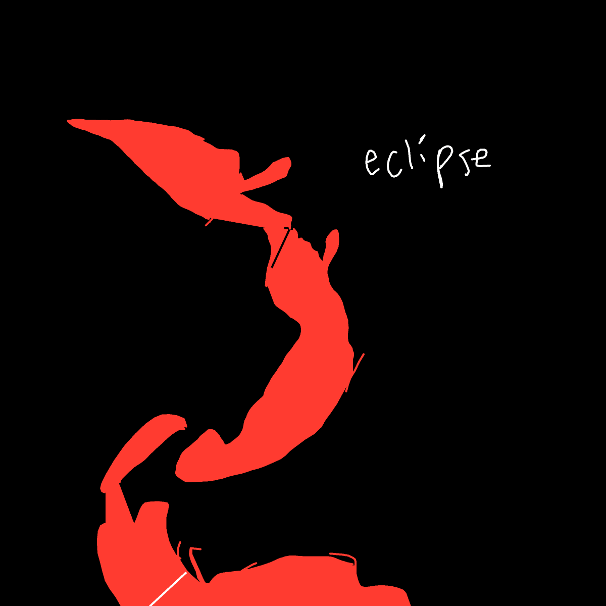 Eclipse drawing by Bri3