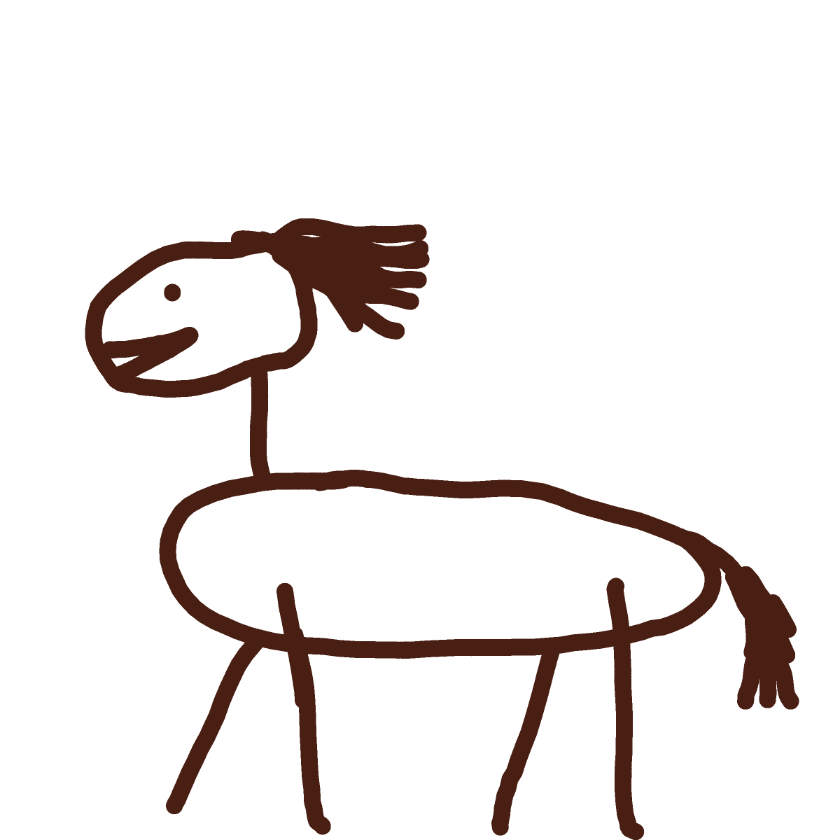 Horse drawing by Purokushi