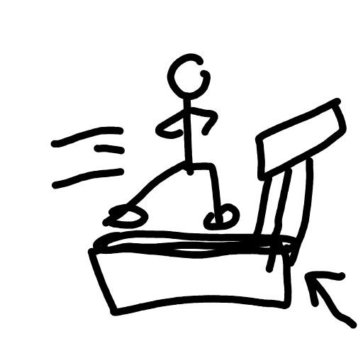 Treadmill drawing by DannyC