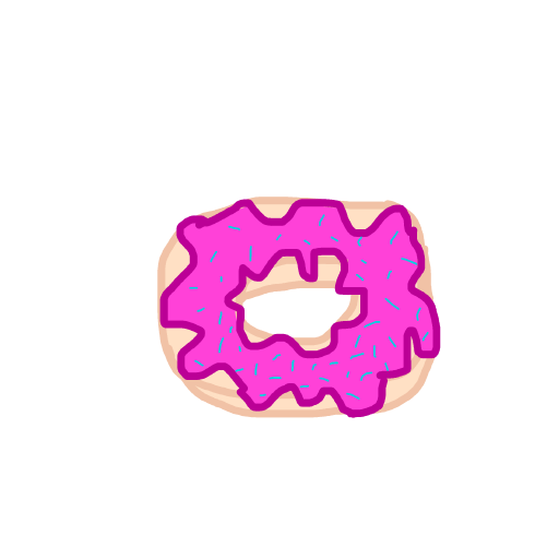 Donut drawing by clear-cyan-drive