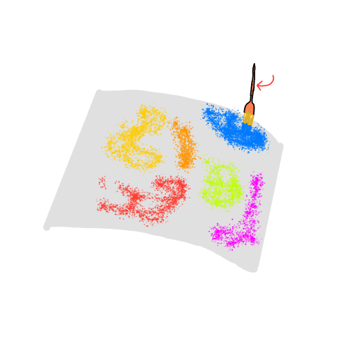Paintbrush drawing by Cwis448